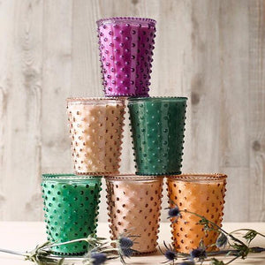 SIMPATICO ORANGE & BLOSSUM HOBNAIL 100HR CANDLE