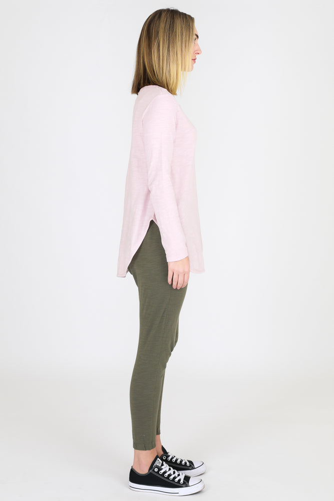 SCARLET LONG SLEEVE TEE - BLUSH