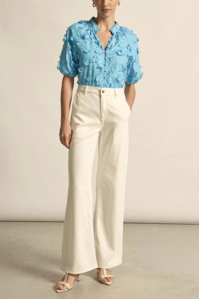 SOLSTICE TOP - BAY BRODERIE