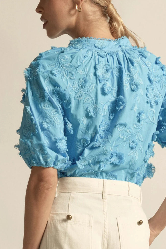 SOLSTICE TOP - BAY BRODERIE
