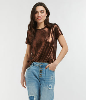 DISCO TEE- BRONZE