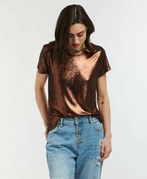 DISCO TEE- BRONZE
