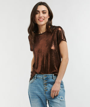 DISCO TEE- BRONZE