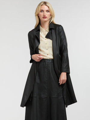 SHINE YOUR WAY TRENCH -BLACK