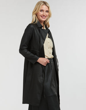 SHINE YOUR WAY TRENCH -BLACK