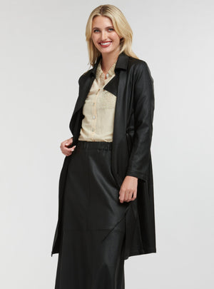 SHINE YOUR WAY TRENCH -BLACK