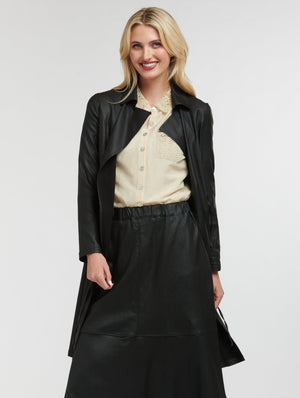 SHINE YOUR WAY TRENCH -BLACK