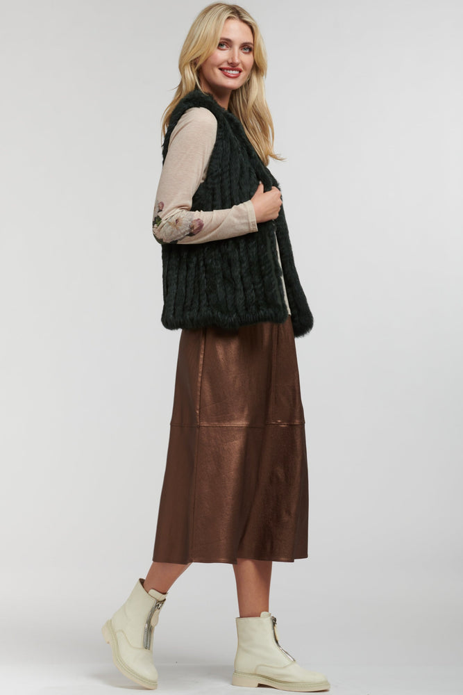 SHINE YOUR WAY SKIRT - COPPER