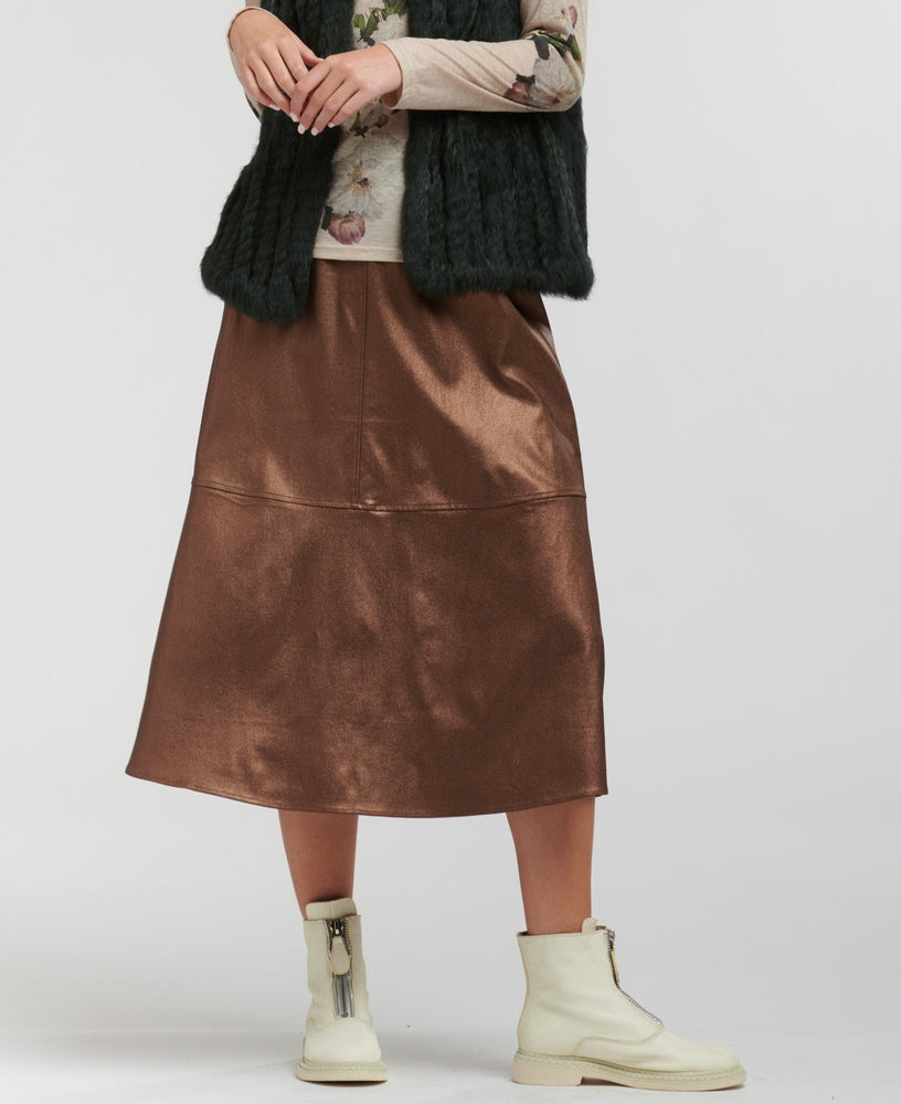 SHINE YOUR WAY SKIRT - COPPER
