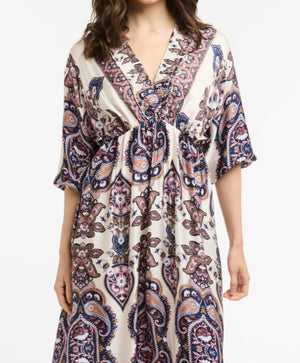 PAILSELY MAXI DRESS- NAVY & ROSE