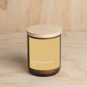 "LOVE YOU TO THE MOON & BACK" SOY CANDLE 260G