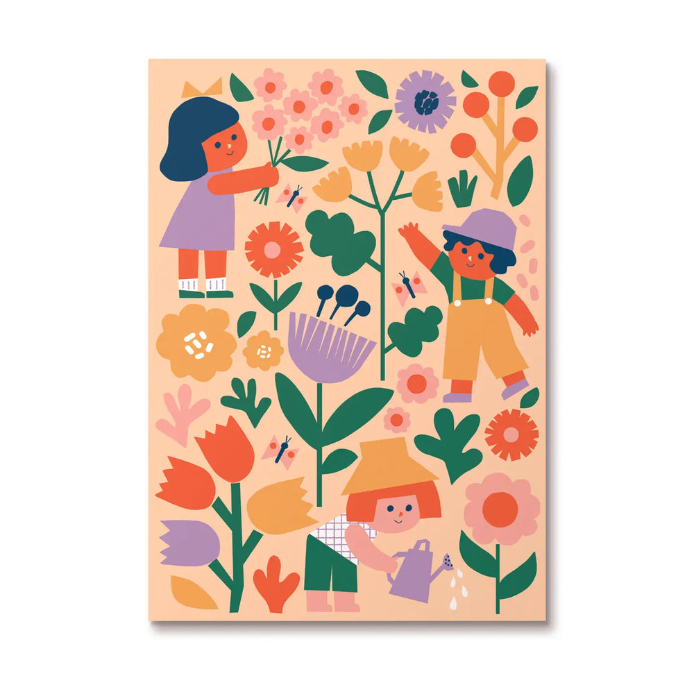 KIDS PAINT BY NUMBERS - FLOWER PATCH