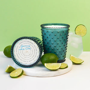 SIMPATICO SPAINISH LIME HOBNAIL 100HR CANDLE