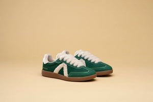 ELITE CLASSIC - GREEN/ CREAM SHERPA SNEAKERS