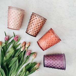 SIMPATICO CORAL HOBNAIL 100HR CANDLE
