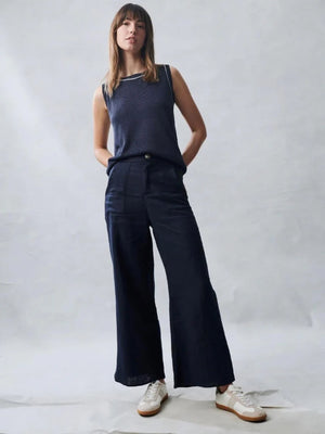 JUDE LINEN PANTS - BLACK