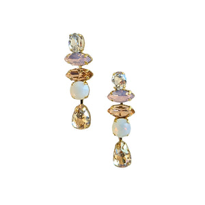 WHITE PEACH LEMON EARRING