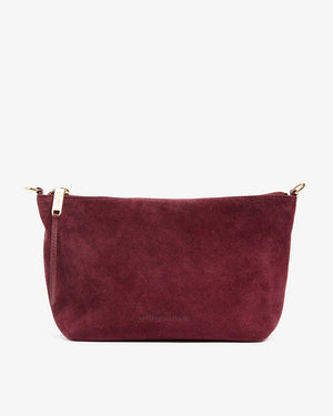 AGNES BAG - BURGANDY SUEDE