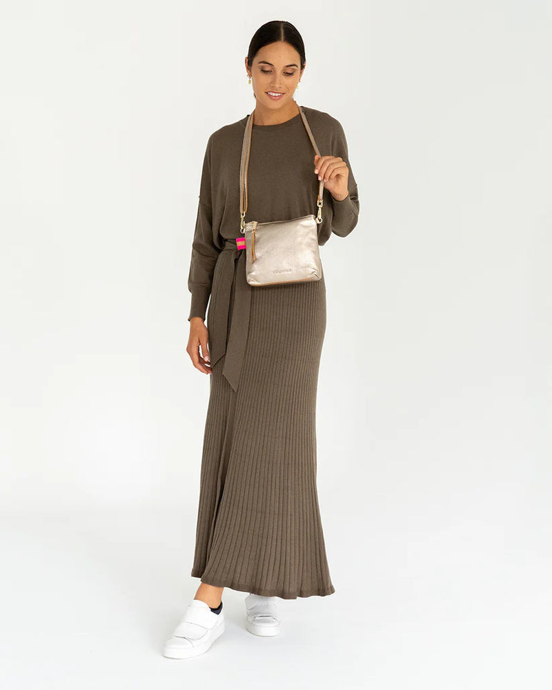 ALEXIS CROSSBODY BAG- GOLD