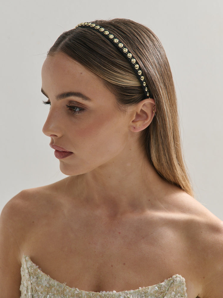 ELAINE STUD STATEMENT HEADBAND