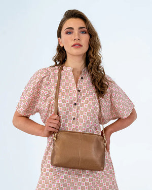 BURBANK LARGE CROSSBODY- COPPER