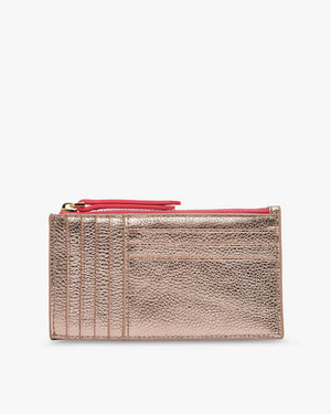 COMPACT WALLET - ROSE GOLD