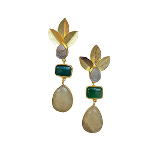 RICHENDA EARRING - GREEN