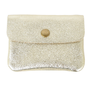 MAISON FANLI- COIN PURSE - METALLIC GOLD