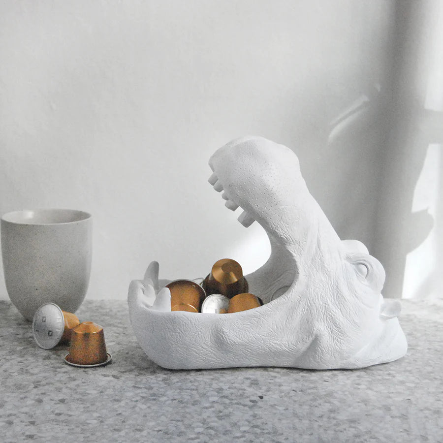 HARRY THE HIPPO BOWL - WHITE