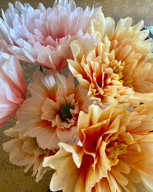 DAHLIA PAPER FLOWER - PINK