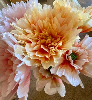 DAHLIA PAPER FLOWER - PINK