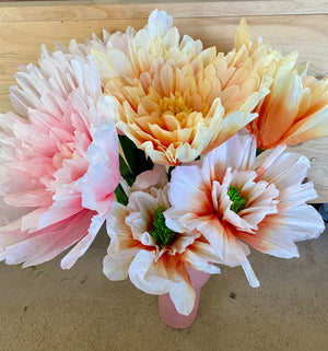 DAHLIA PAPER FLOWER - PINK