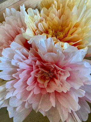 DAHLIA PAPER FLOWER - PINK