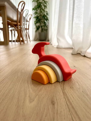 PINK DINOSAUR - NESTING SET