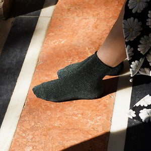 KLU SOCKS GLITTER LUREX - GREEN