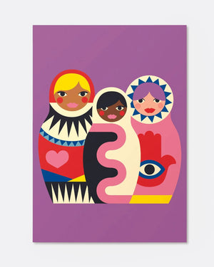 KIDS PAINT BY NUMBERS - BABUSHKAS