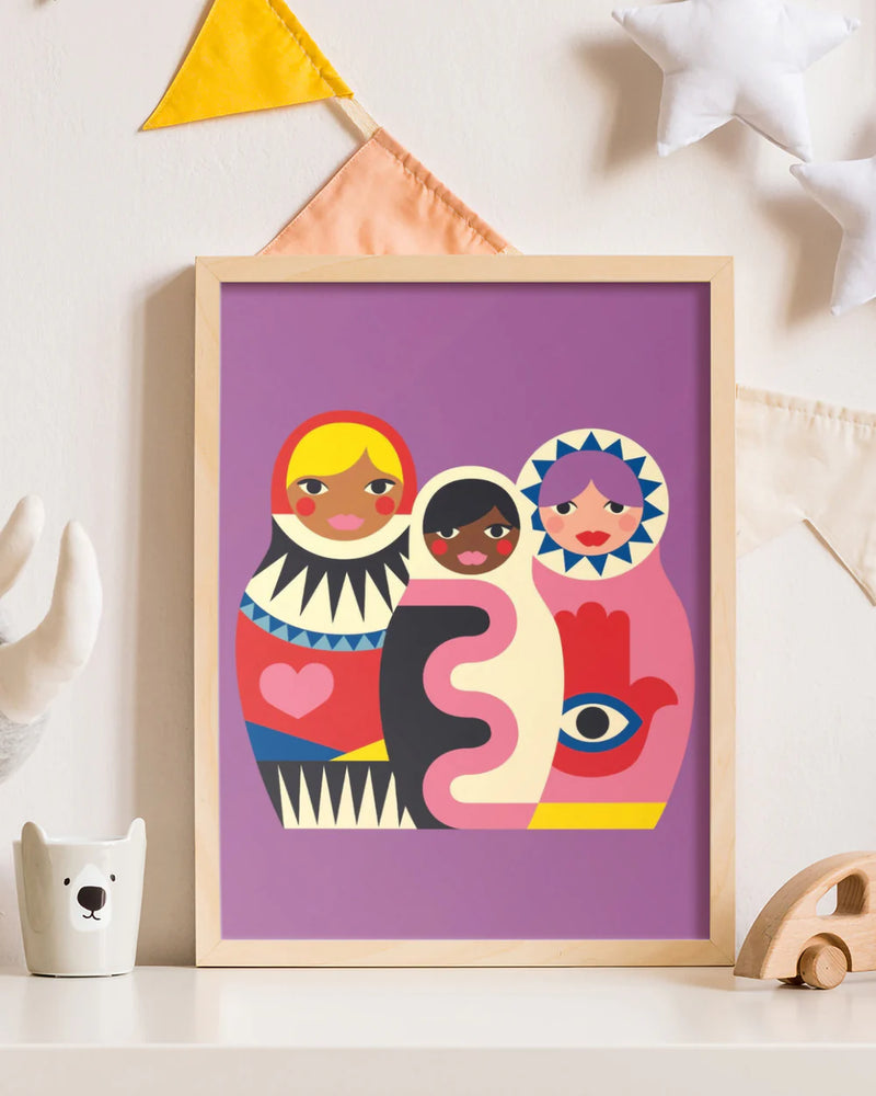 KIDS PAINT BY NUMBERS - BABUSHKAS