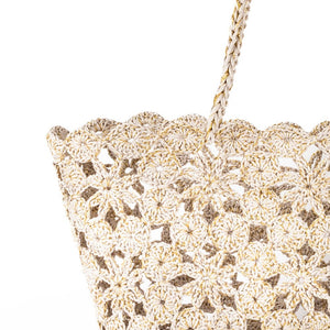 BOHEME - JANE CROCHET BAG - GOLD