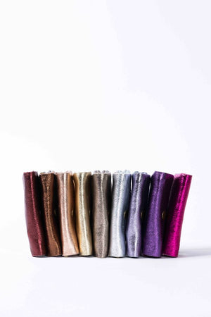 MAISON FANLI- COIN PURSE - METALLIC LILAC