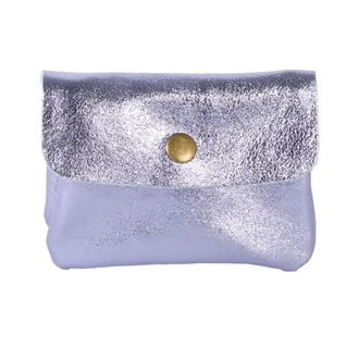 MAISON FANLI- COIN PURSE - METALLIC LILAC