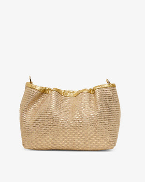 MONTY BAG - GOLD WEAVE