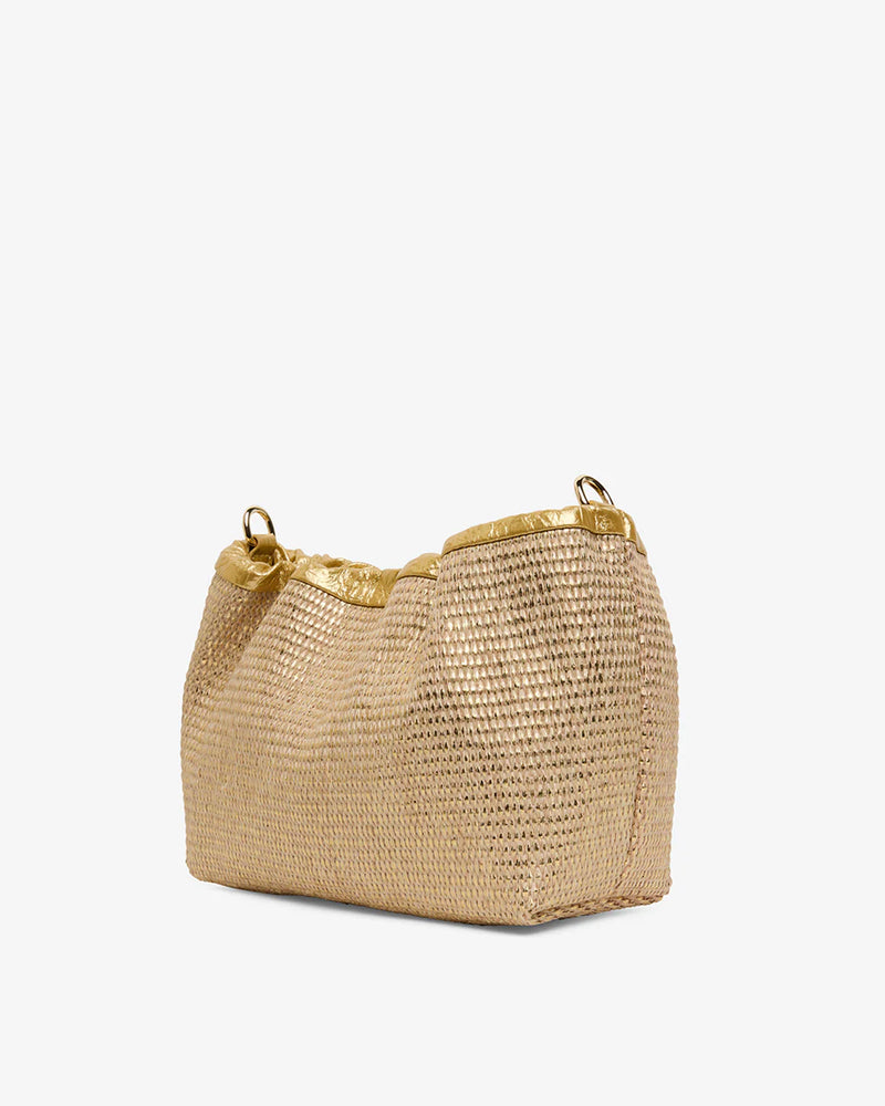 MONTY BAG - GOLD WEAVE
