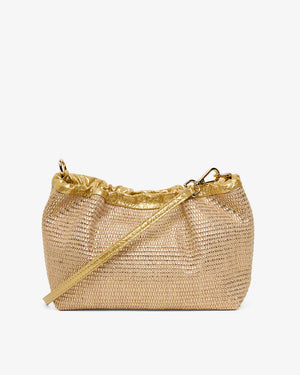 MONTY BAG - GOLD WEAVE