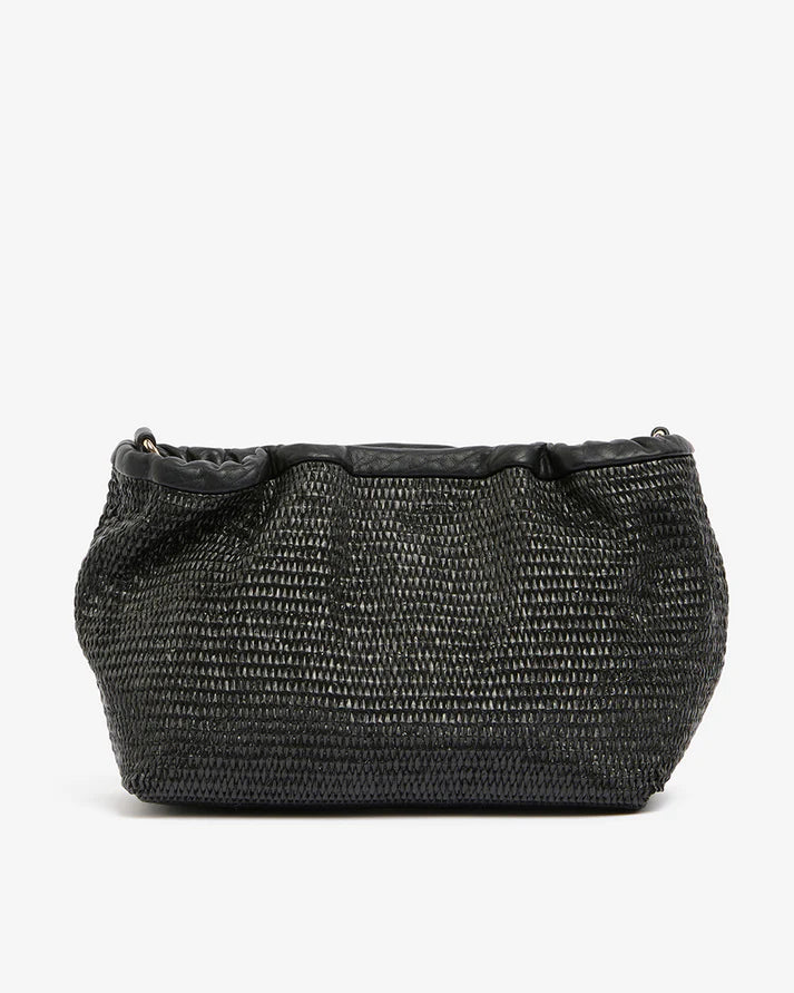 MONTY BAG - BLACK WEAVE