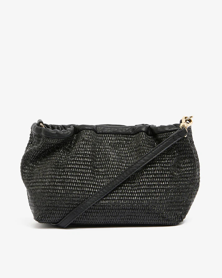 MONTY BAG - BLACK WEAVE