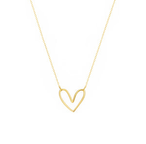 HEART GOLD NECKLACE