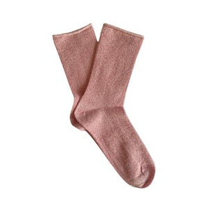KLU SOCKS GLITTER LUREX - PINK