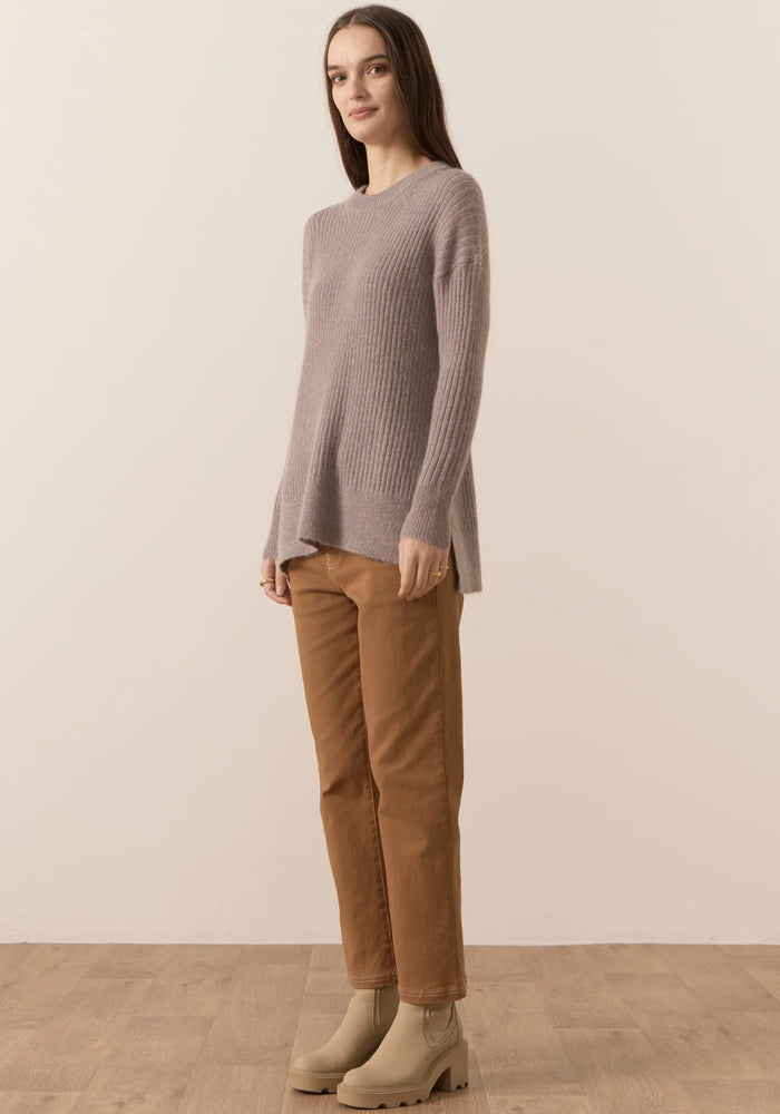 FITCH RIBBED KNIT - DOVE