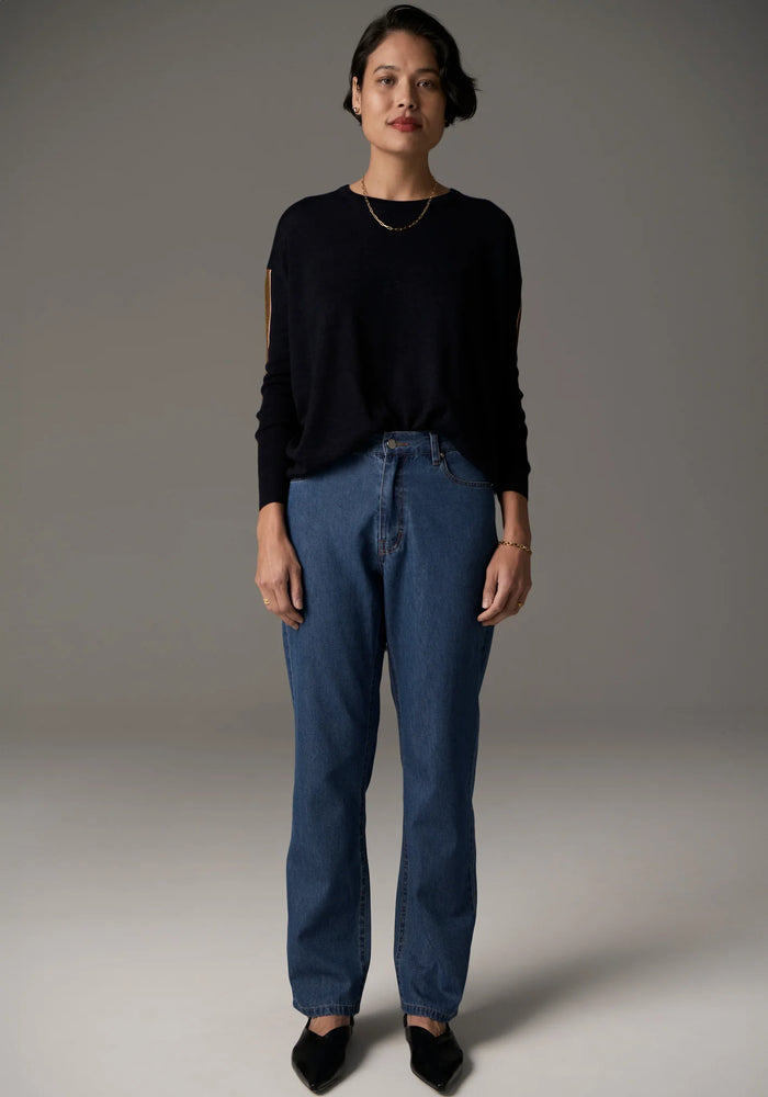 BENNET DRAPE BACK KNIT