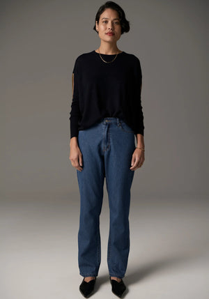 BENNET DRAPE BACK KNIT